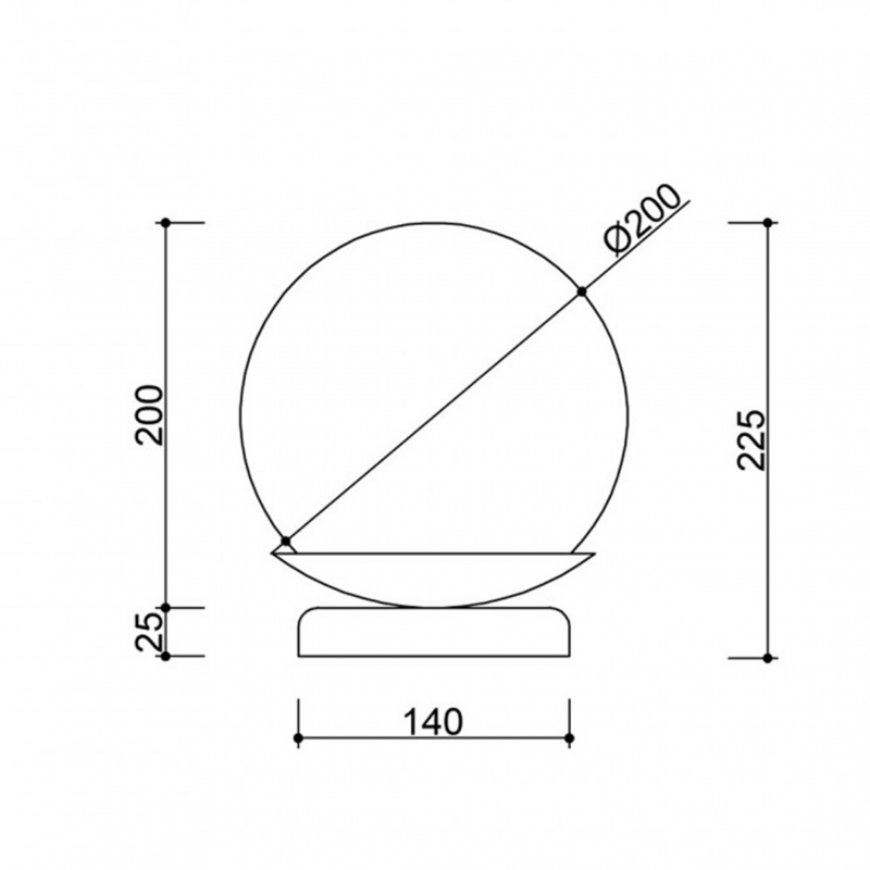 Lampa stołowa KUUL ST KLS122P1