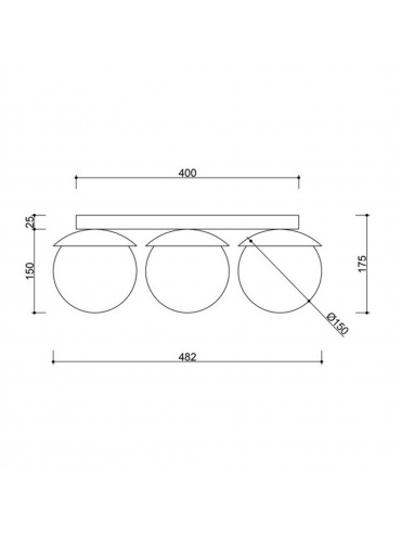 Lampa sufitowa KUUL KLB310S0