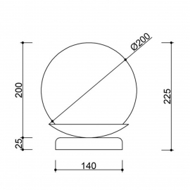 Lampa stołowa KUUL ST KLS111P1