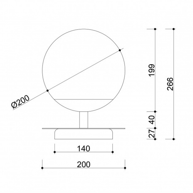 Lampa stołowa PLAAT ST PLS122P1