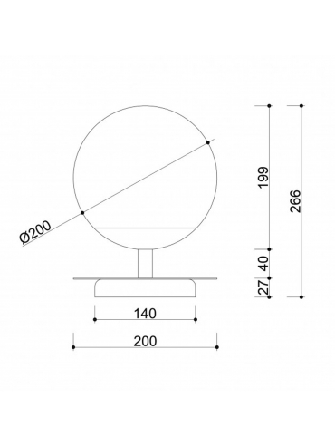 Lampa stołowa PLAAT ST PLS122P1