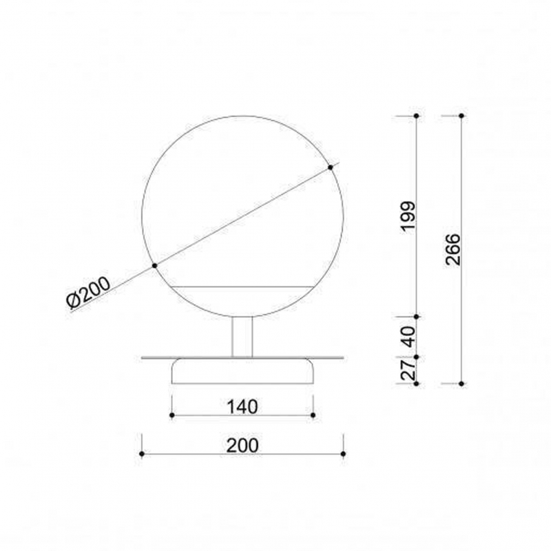 Lampa stołowa PLAAT ST PLS132P1