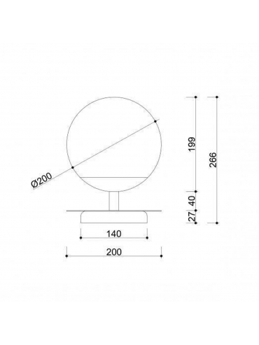 Lampa stołowa PLAAT ST PLS132P1