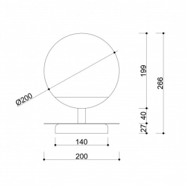 Lampa stołowa PLAAT ST PLS131P1