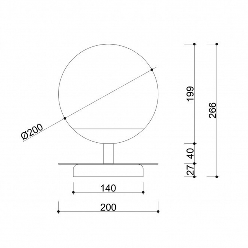 Lampa stołowa PLAAT ST PLS131P1