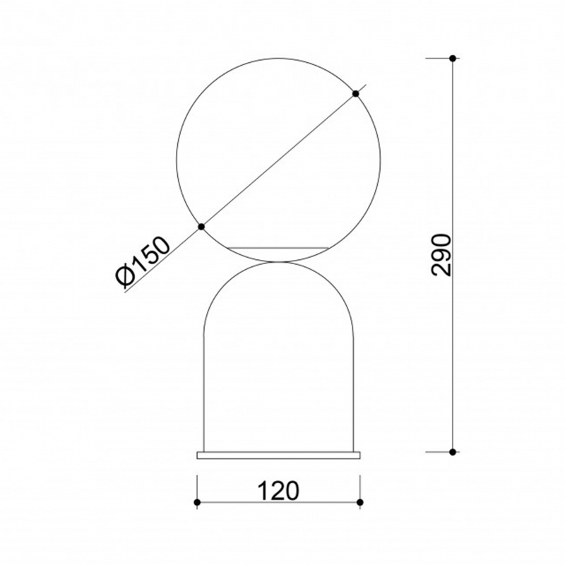 Lampa stołowa LUOTI ST LUS122P1