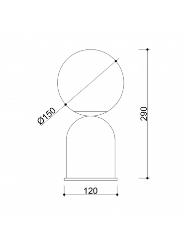 Lampa stołowa LUOTI ST LUS122P1