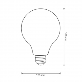 Żarówka dekoracyjna FOLK BLUE LED E27 FILAMENT 311320