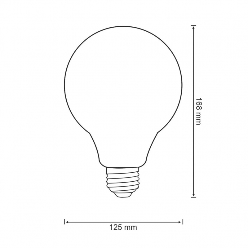 Żarówka dekoracyjna FOLK BLUE LED E27 FILAMENT 311320