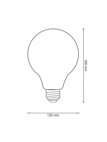 Żarówka dekoracyjna FOLK BLUE LED E27 FILAMENT 311320