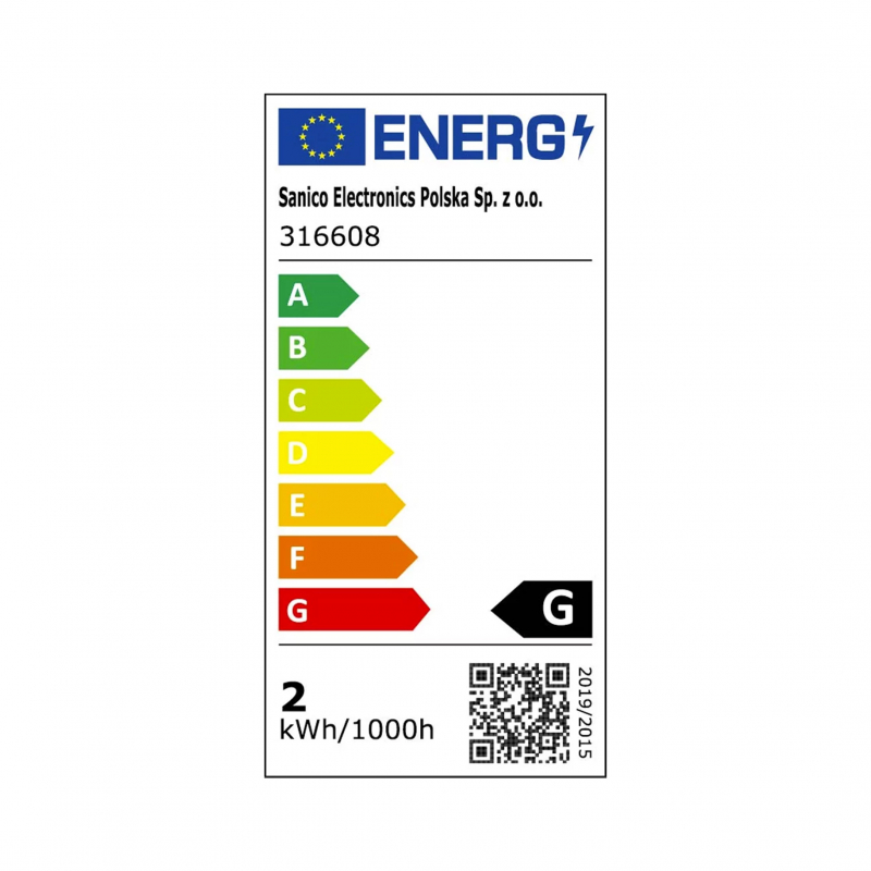 Żarówka LED E27 FILAMENT SERCE 2,3W 2000K 316608