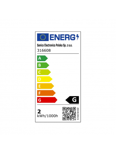 Żarówka LED E27 FILAMENT SERCE 2,3W 2000K 316608