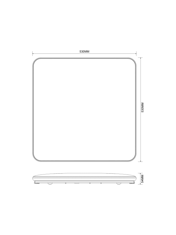 Lampa sufitowa OMAR JE-DHS-0530-CH