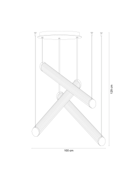 Lampa wisząca COMO 1238