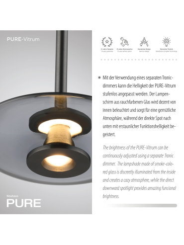 Lampa wisząca PURE VITRUM 2053-15