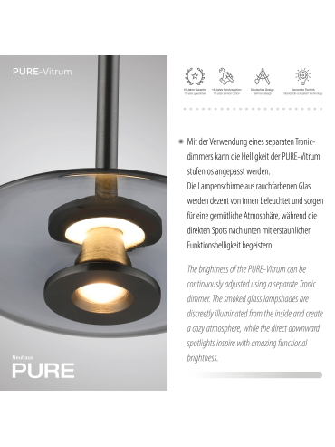 Lampa wisząca PURE VITRUM 2083-15