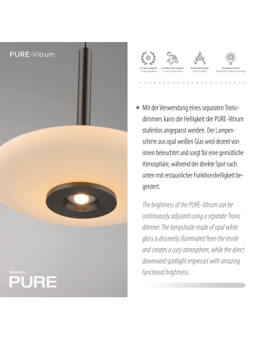 Lampa wisząca PURE VITRUM 2053-34