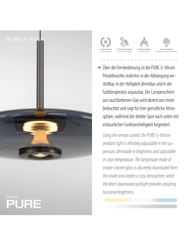 Lampa wisząca PURE E-VITRUM 2084-15