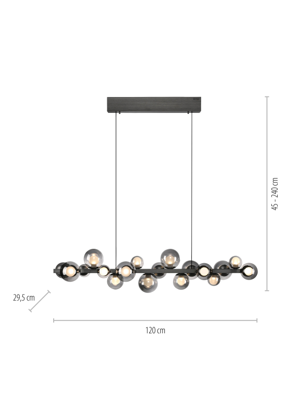 Lampa wisząca PURE E-POPUP 2557-15