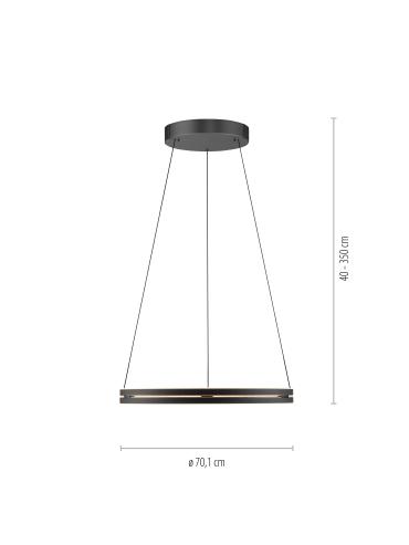 Lampa wisząca PURE E-LOOP 2551-18