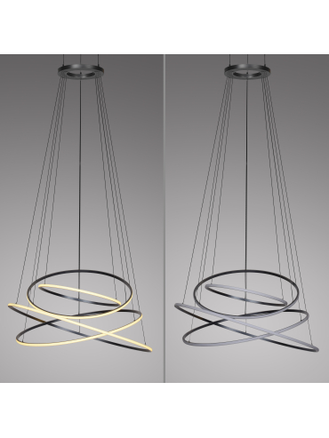 Lampa wisząca PURE E-FLYING RINGS 2566-15