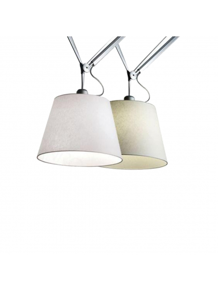 Lampa wisząca TOLOMEO DECENTRATA 32 Szara