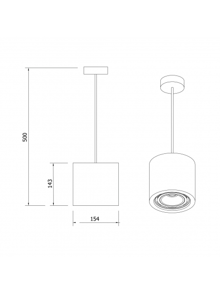 Lampa wisząca MONAX